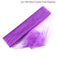Load image into Gallery viewer, QIFU Yarn Crystal Tulle Organza Wedding Arch Decor Garden Pergolas Garden Arch Decor Wedding Background Wall Decor Mariage