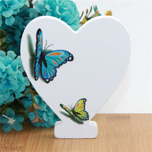 Load image into Gallery viewer, 1pc 10X10cm Hand Made Animals Shape Wedding Butterfly Wooden Letters Decorative Alphabet Word Letter Name Design Art Crafts DIY