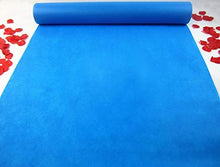 Load image into Gallery viewer, 3M 5M Wedding Aisle Runner White Blue Red Aisle Runner Rug Aisle Carpet Runner indoor Outdoor Weddings Party Thickness:0.8 mm