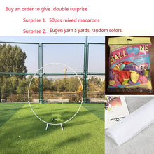 Load image into Gallery viewer, Iron Circle Wedding Birthday Arch Background Decoration  Wrought Props Single Arch Flower Outdoor Lawn Mesh Screen Road Guide
