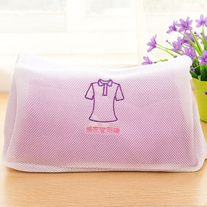 Zippered Mesh Laundry Wash Bags Foldable Delicates Lingerie Bra Socks Underwear Washing Machine Clothes Protection Net Basket
