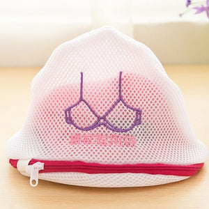 Zippered Mesh Laundry Wash Bags Foldable Delicates Lingerie Bra Socks Underwear Washing Machine Clothes Protection Net Basket