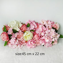 Load image into Gallery viewer, Luxury Wedding Road Cited Flowers Silk Rose Peony Hydrangea DIY Arched Door Flower Row Window T Station Wedding Decoration 50cm
