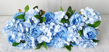 Load image into Gallery viewer, Luxury Wedding Road Cited Flowers Silk Rose Peony Hydrangea DIY Arched Door Flower Row Window T Station Wedding Decoration 50cm
