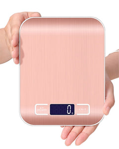 Professional Household Digital Kitchen Scale Electronic Food Scales Stainless Steel Weight Balance Measuring Tools g/kg/lb/oz/ml