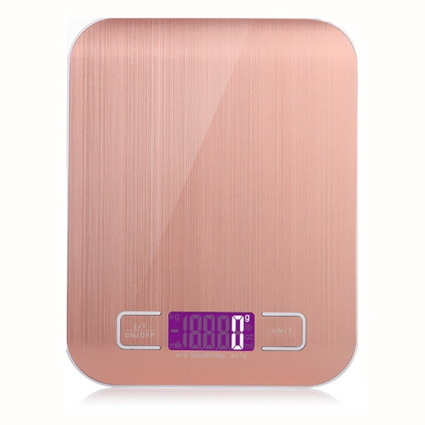 Stainless Steel Digital USB Kitchen Scales 10kg/5kg Electronic Precision postal Food Diet scale for Cooking Baking Measure Tools