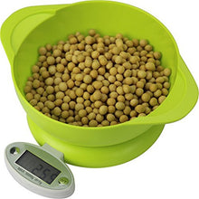 Load image into Gallery viewer, 5KG/1g LCD Display Electronic Kitchen Scale Electronic Kitchen Food Diet Postal Balance Scale Weight Tool with Tray Green
