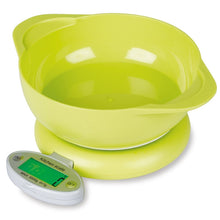 Load image into Gallery viewer, 5KG/1g LCD Display Electronic Kitchen Scale Electronic Kitchen Food Diet Postal Balance Scale Weight Tool with Tray Green
