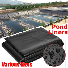 Load image into Gallery viewer, 13 Sizes Thicken Waterproof Liner film Fish Pond Liner Garden Pool Reinforced HDPE Heavy Duty Guaranty Landscaping Pool Pond

