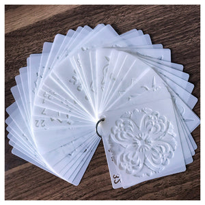 36pcs Mandala Drawing Stencils DIY Painted Decoration Hollow Mandala Spraying Stencils DIY Crafts