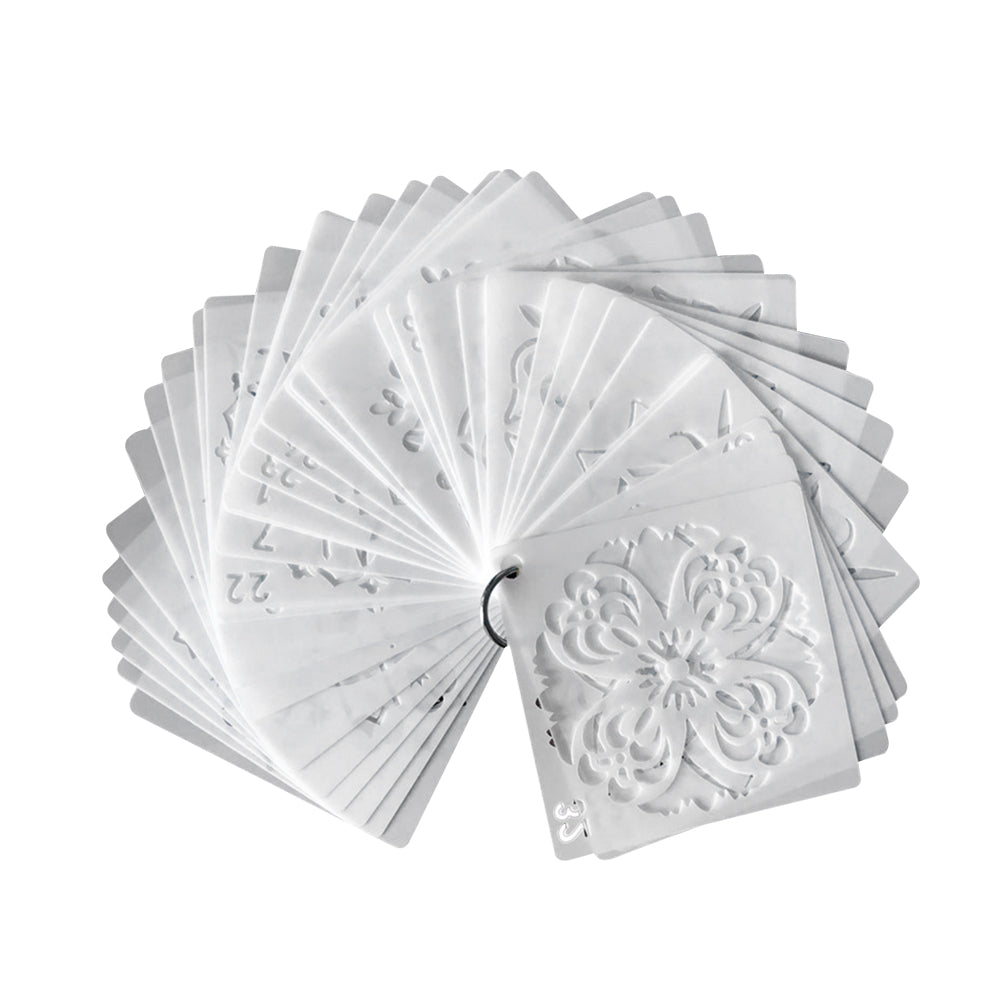 36pcs Mandala Drawing Stencils DIY Painted Decoration Hollow Mandala Spraying Stencils DIY Crafts