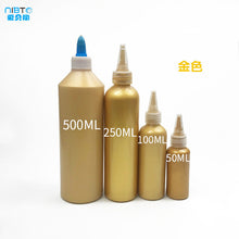 Load image into Gallery viewer, Large Bottle Of Metallic Acrylic Paint Gold Silver Leather Canvas Paint For Wood Buddha Light Gold Wall Painting Waterproof
