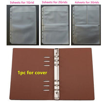 Load image into Gallery viewer, Scrapbooking Cutting Dies Organizer Stencil Stamps Collection Album Storage Book PU Leather Cover PVC Inner Sheets and Pockets
