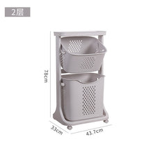 Load image into Gallery viewer, Dirty clothes basket household dirty clothes storage basket bathroom cart rack laundry basket storage bucket basket LM7171152
